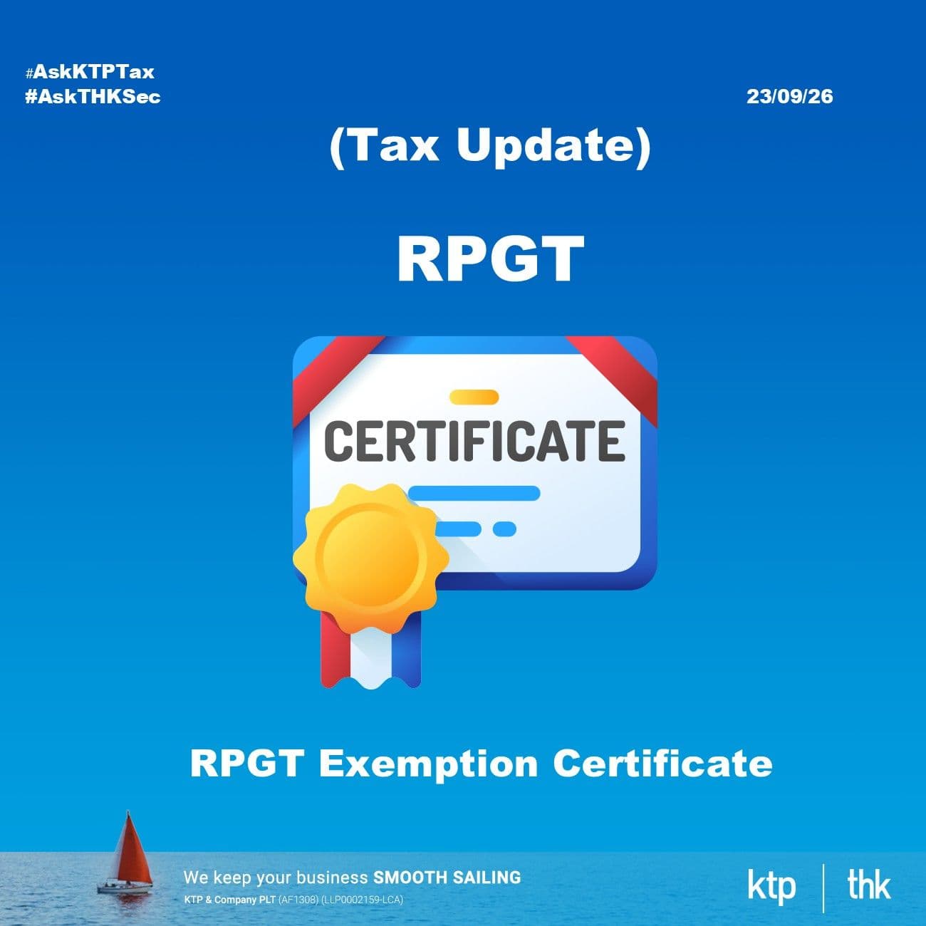 Illustration for (TAX UPDATE) IRB Gave You RPGT Clearance. Three Years Later, a RM7.23 Million Tax Bill Arrived.