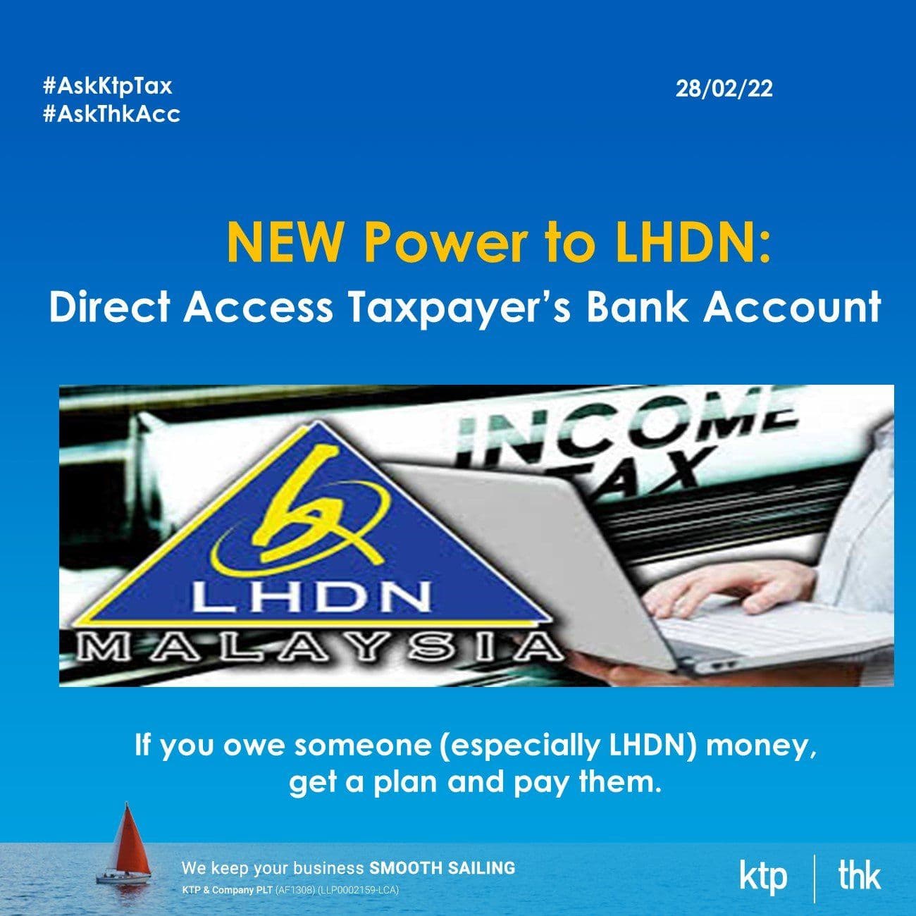 Illustration for Can LHDN access your bank account?