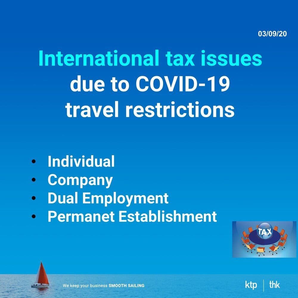 Illustration for IRB FAQ - International tax issues due to COVID-19 travel restrictions