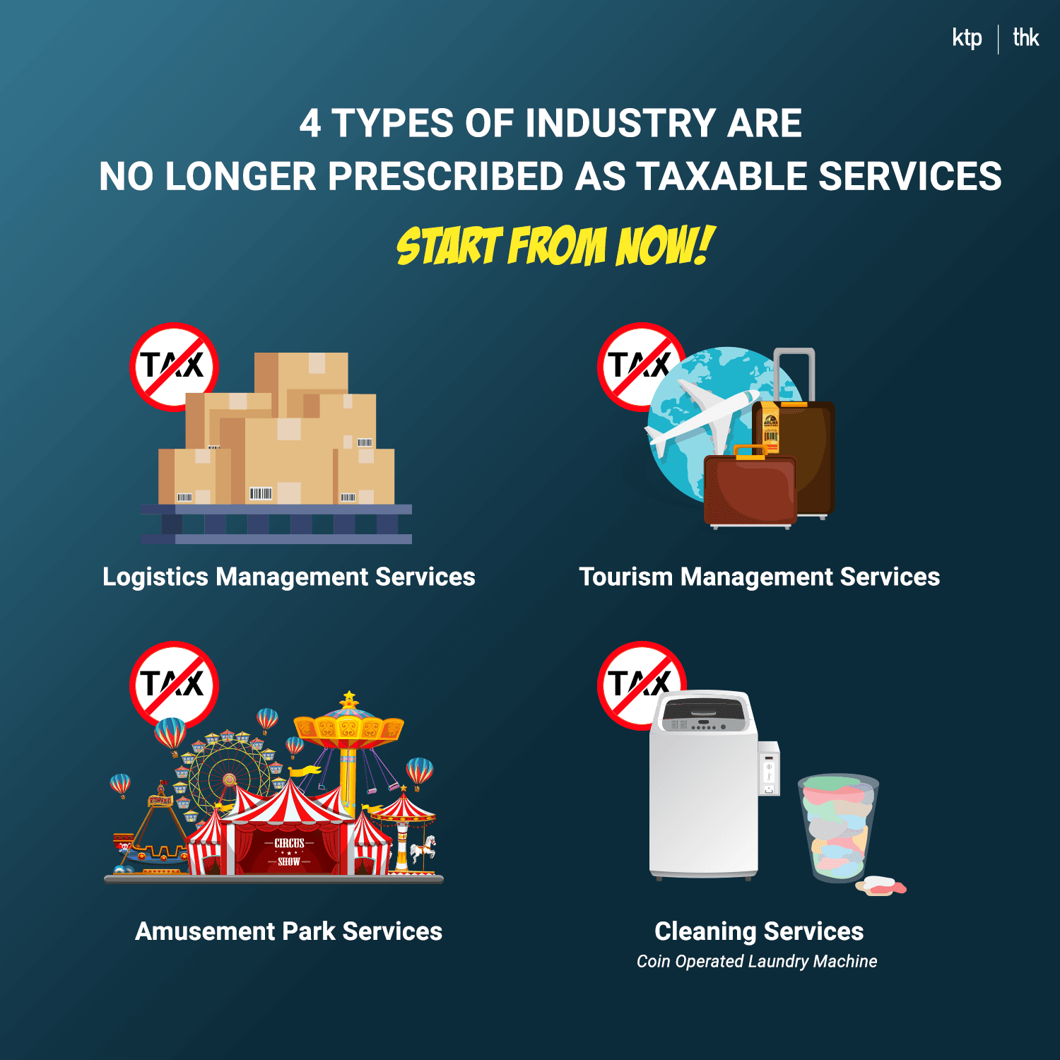 Illustration for 4 Types of Industry Are No Longer Prescribed As Services Start From Now