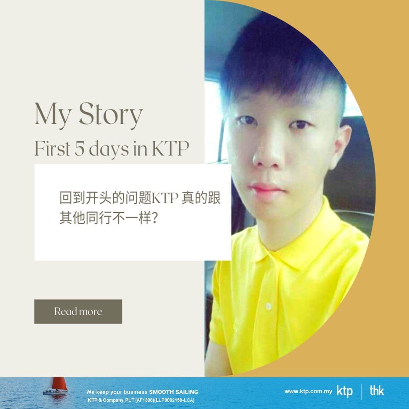 Raymond My first 5 days with KTP