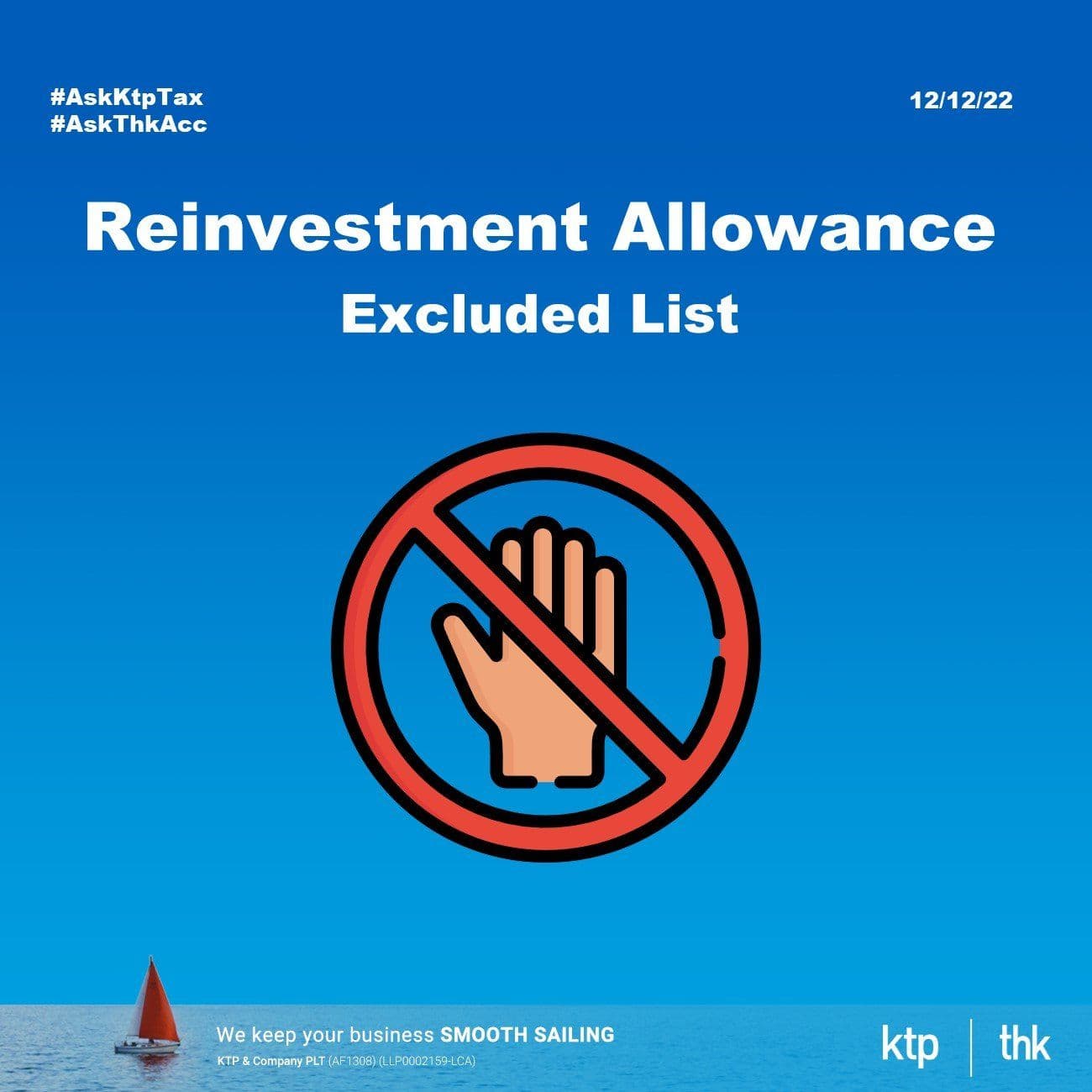 Illustration for Reinvestment Allowance Excluded List