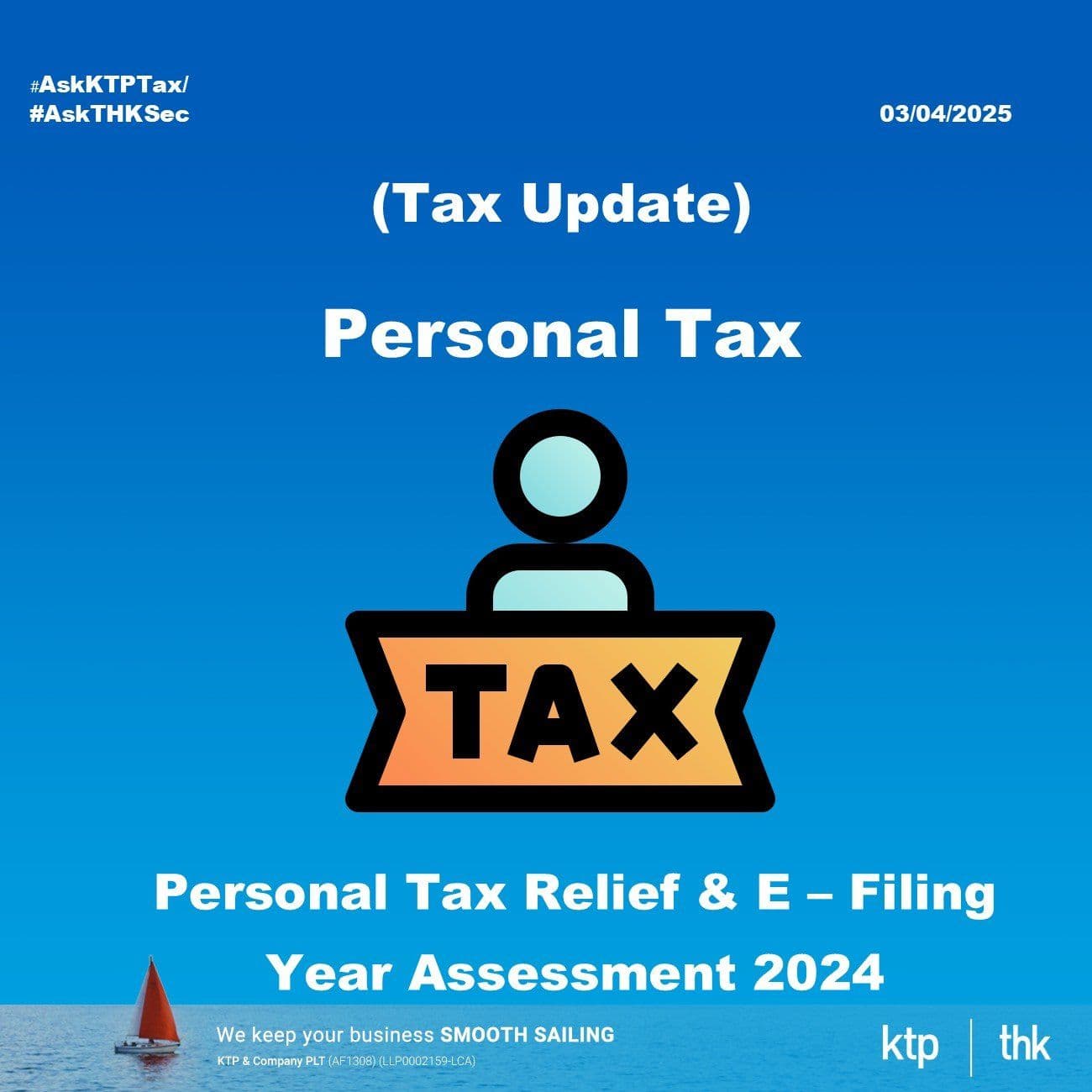 (Tax Update) Personal Tax Relief + How to File via MyTax (YA 2024)