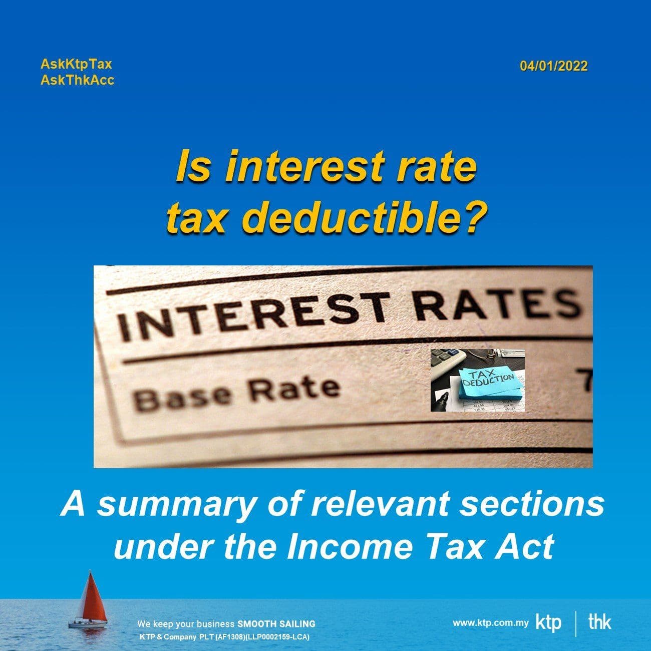 Illustration for Is interest rate tax deductible?