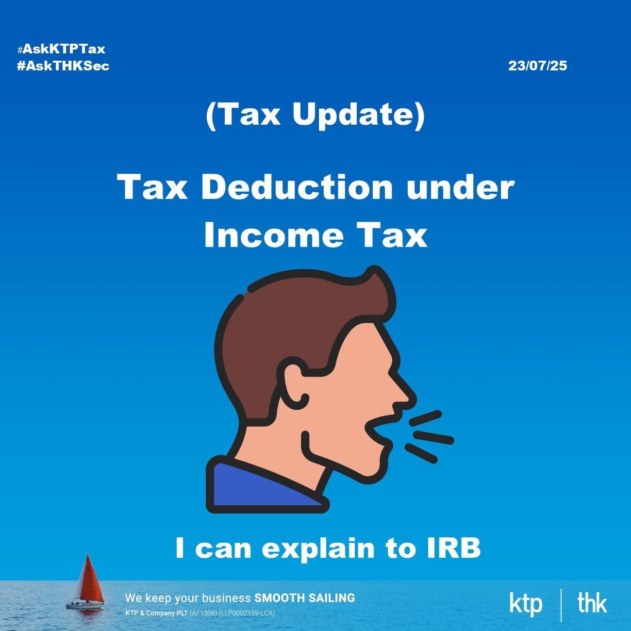 (TAX UPDATE) “I Can Explain to IRB”: Why SMEs Fail to Defend Their Tax Deductions