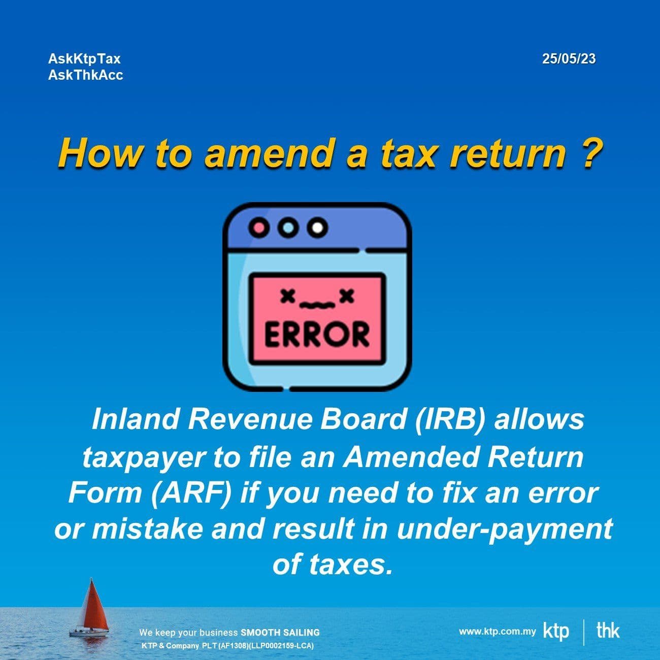 How to amend tax return Malaysia?