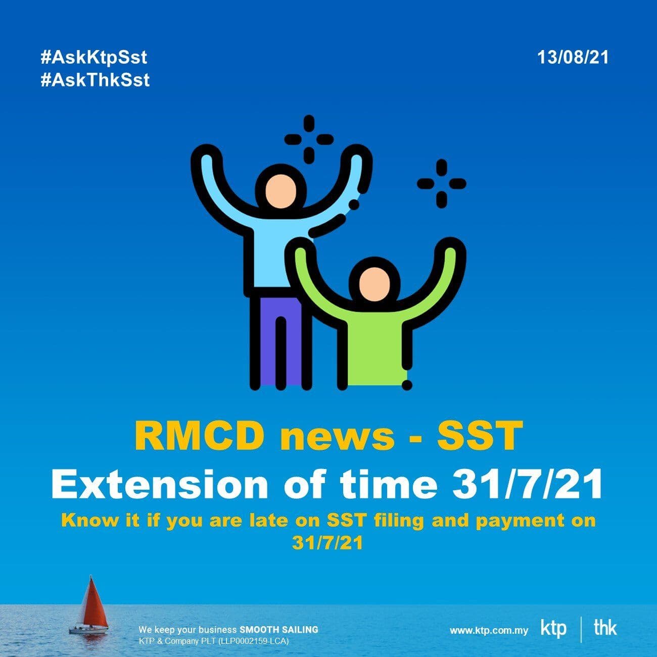 SST extension of time for submission of return and payment of tax due on 31 July 2021