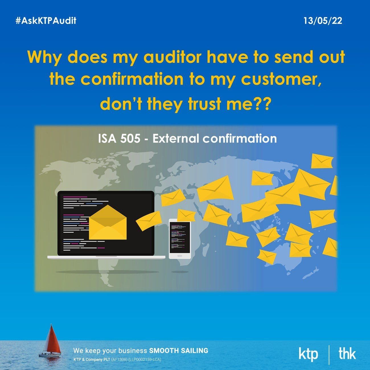 Illustration for ISA 505 Audit External Confirmation