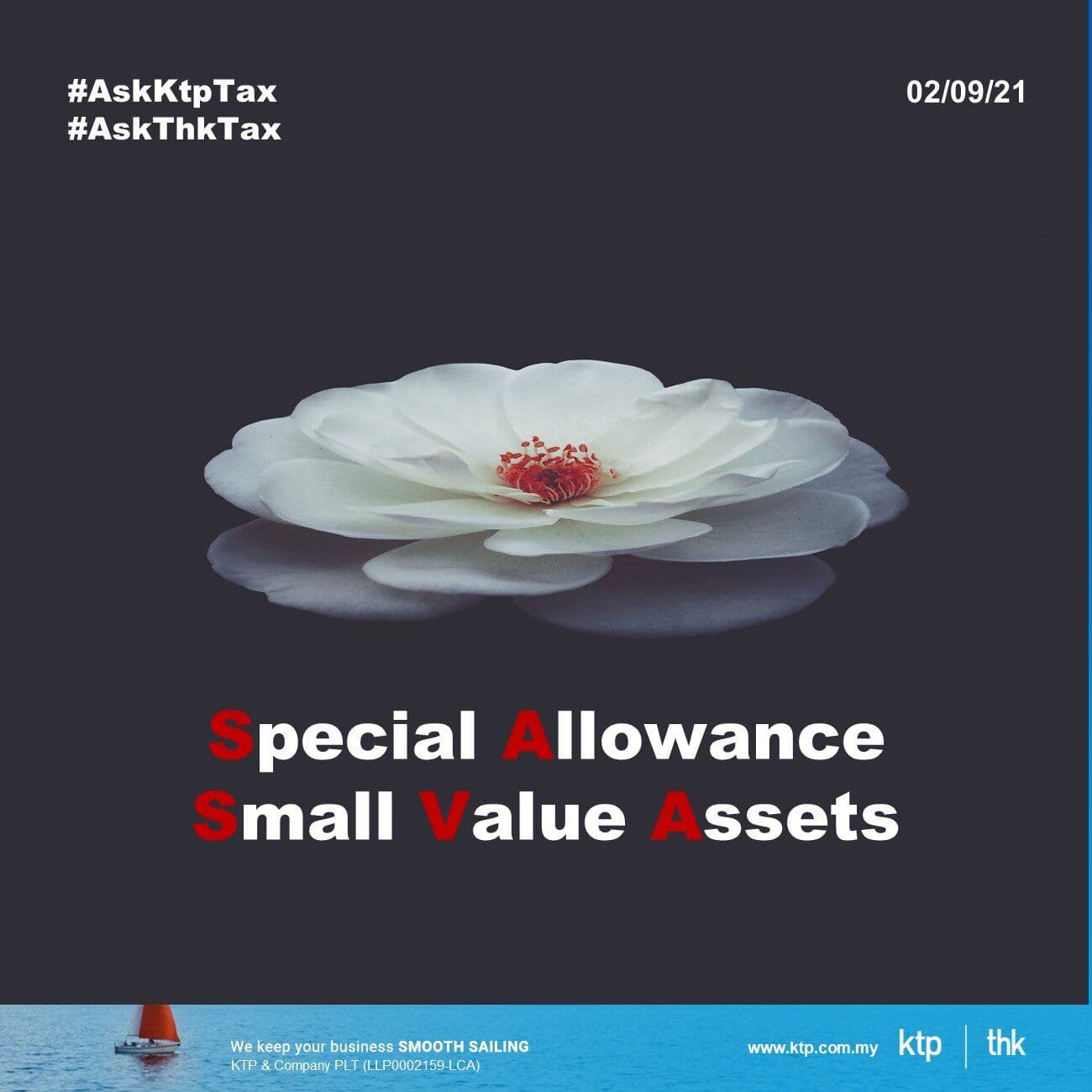 Update special allowance for small value assets 2021