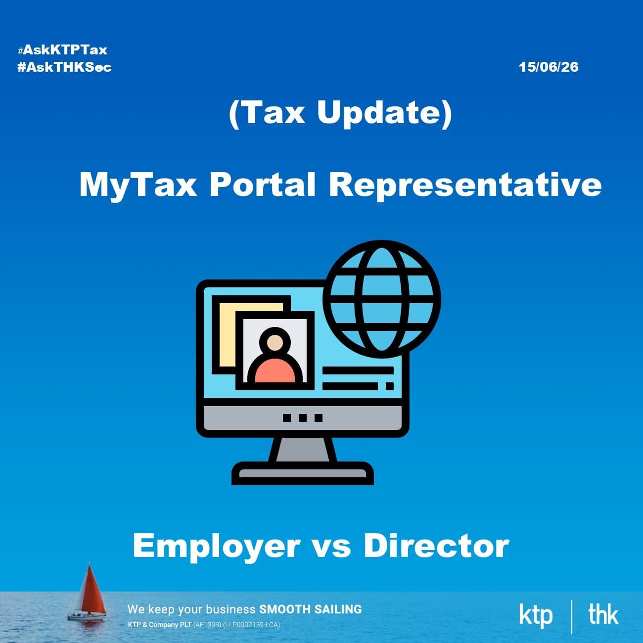 (税务) MyTax 门户权限: Employer Representative 与 Director Representative 的选择, 为什么重要