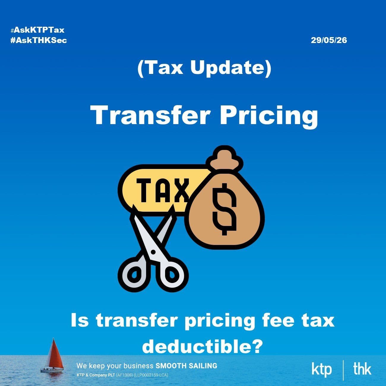 (税务) Transfer Pricing Documentation 税务扣除: P.U.(A) 193/2025 给你四年窗口期