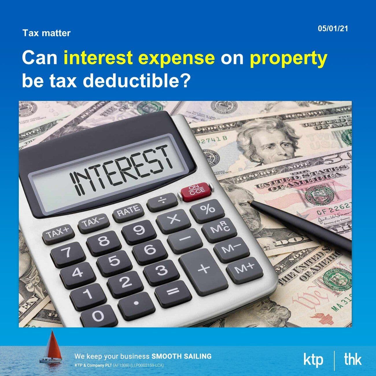 Can interest expense be deducted?