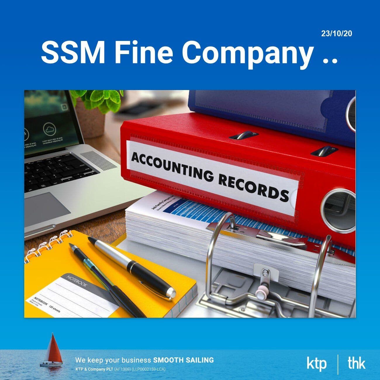 Keeping sufficient accounting records for 7 years