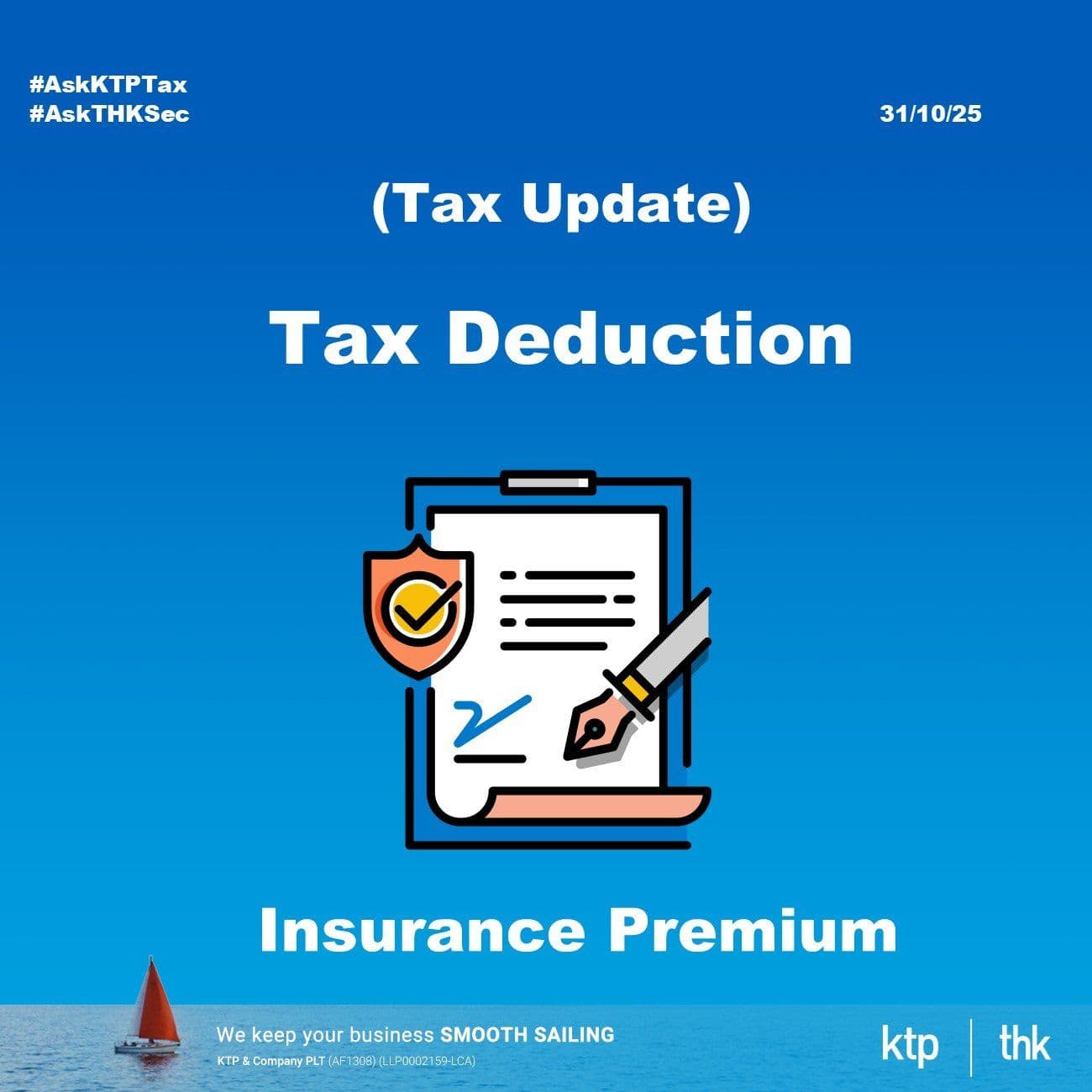 (TAX UPDATE) Insurance for Directors, Keyman and Staff : What Is Tax Deductible in Malaysia?
