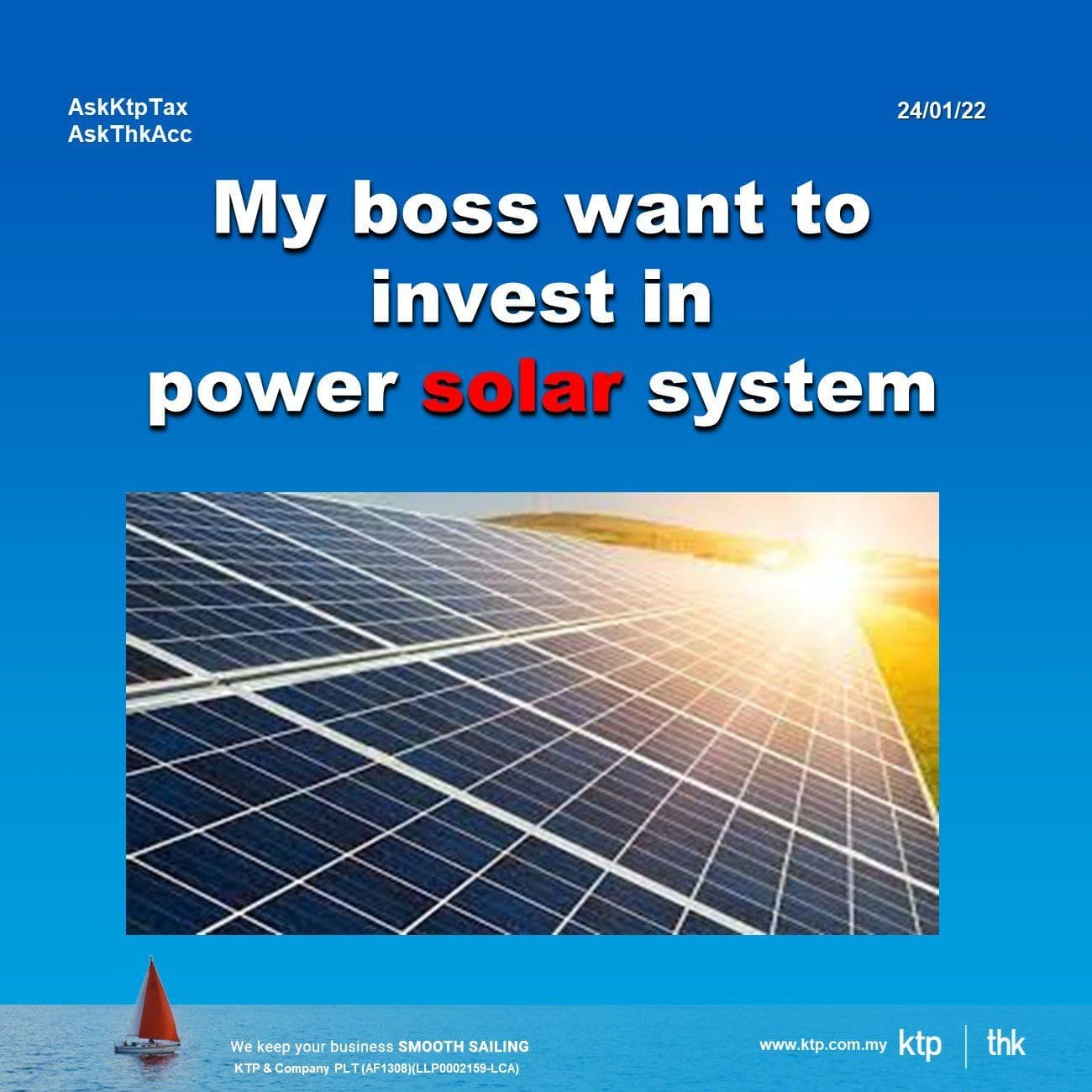 Illustration for Myhijau tax incentive on power solar system in Malaysia