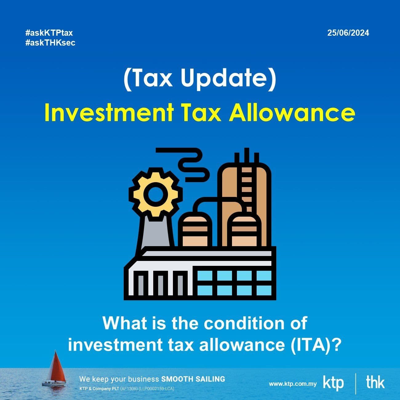 (Tax Update) Maximizing Tax Incentive with Investment Tax Allowance