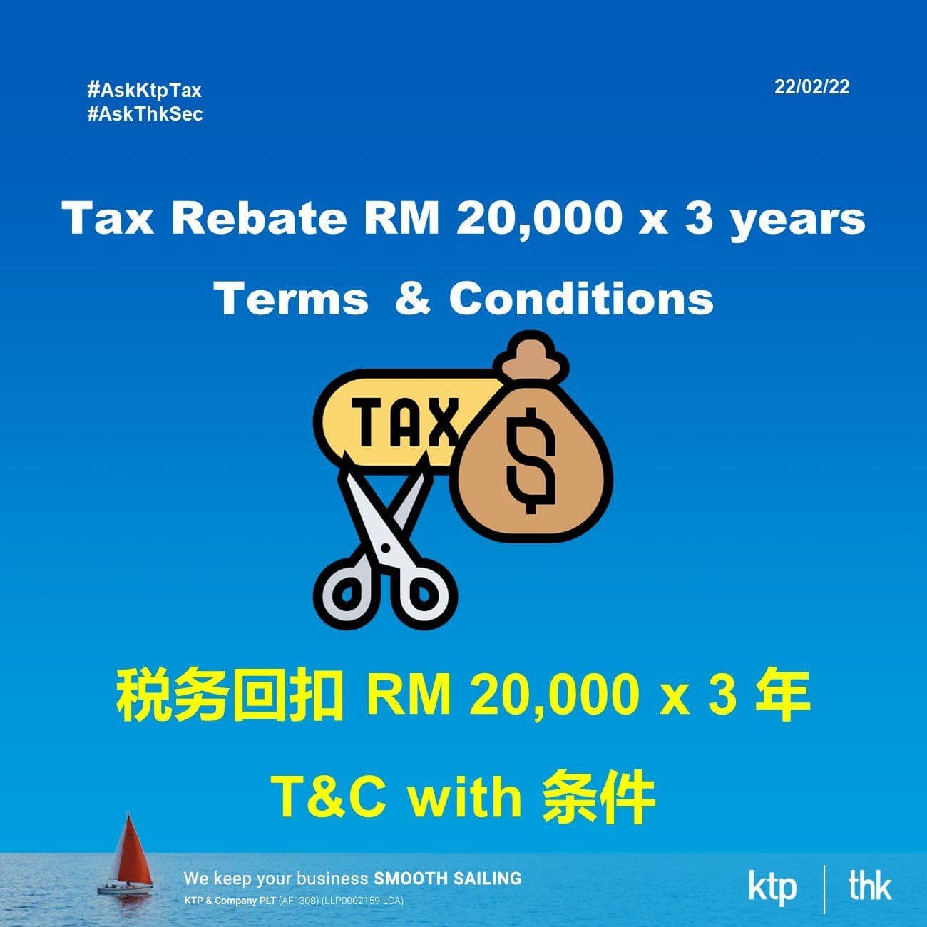 Illustration for Tax rebate for new incorporated company LHDN