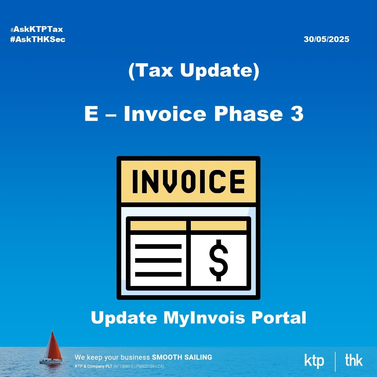 Illustration for (Tax Update) Update Your MyInvois Contact Details Now! Don't Miss Out on Critical LHDN Notifications
