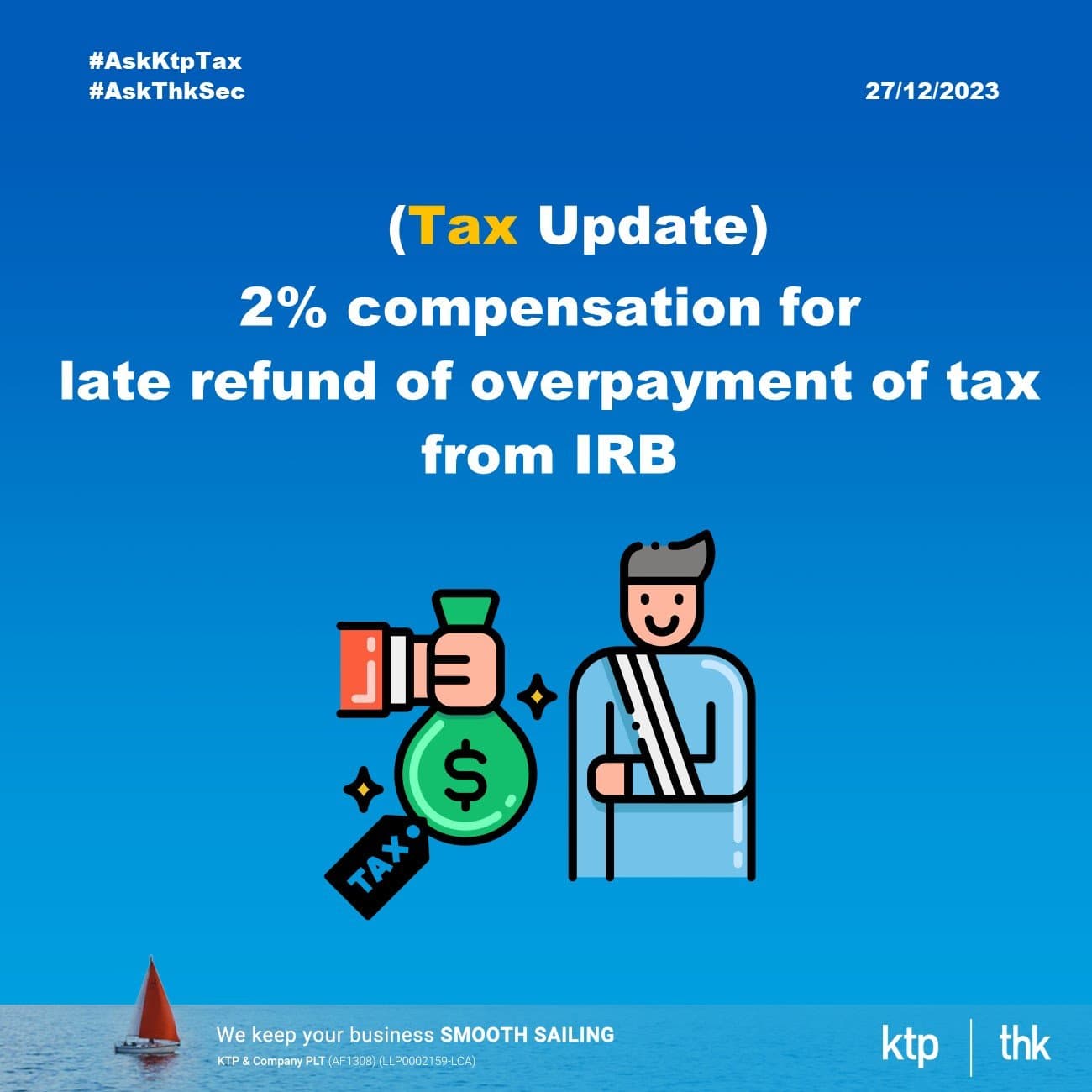{Tax Update} Compensation of Late Tax Refund 2%