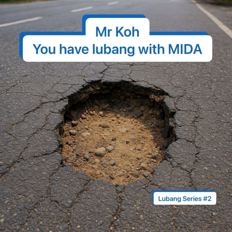 (税务)Koh 先生,你有MIDA lubang 对吗?