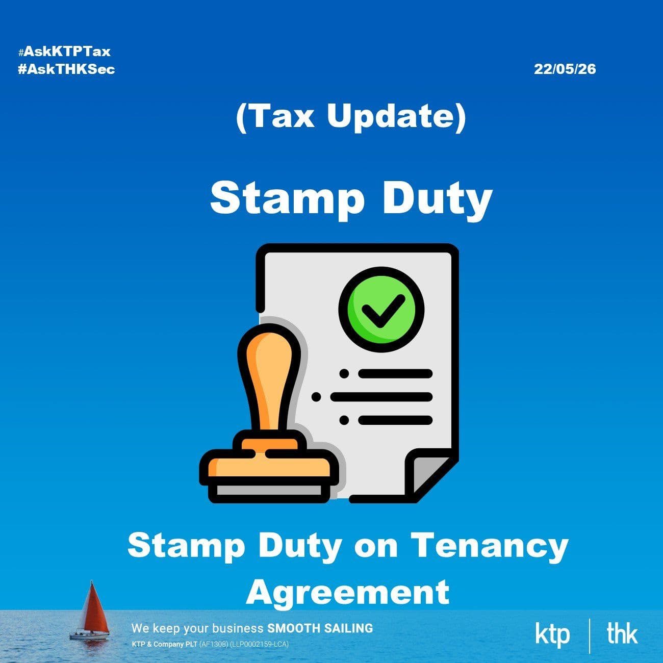 (Tax Update) 租约印花税到底谁要付?2026年法定立场与实务解读
