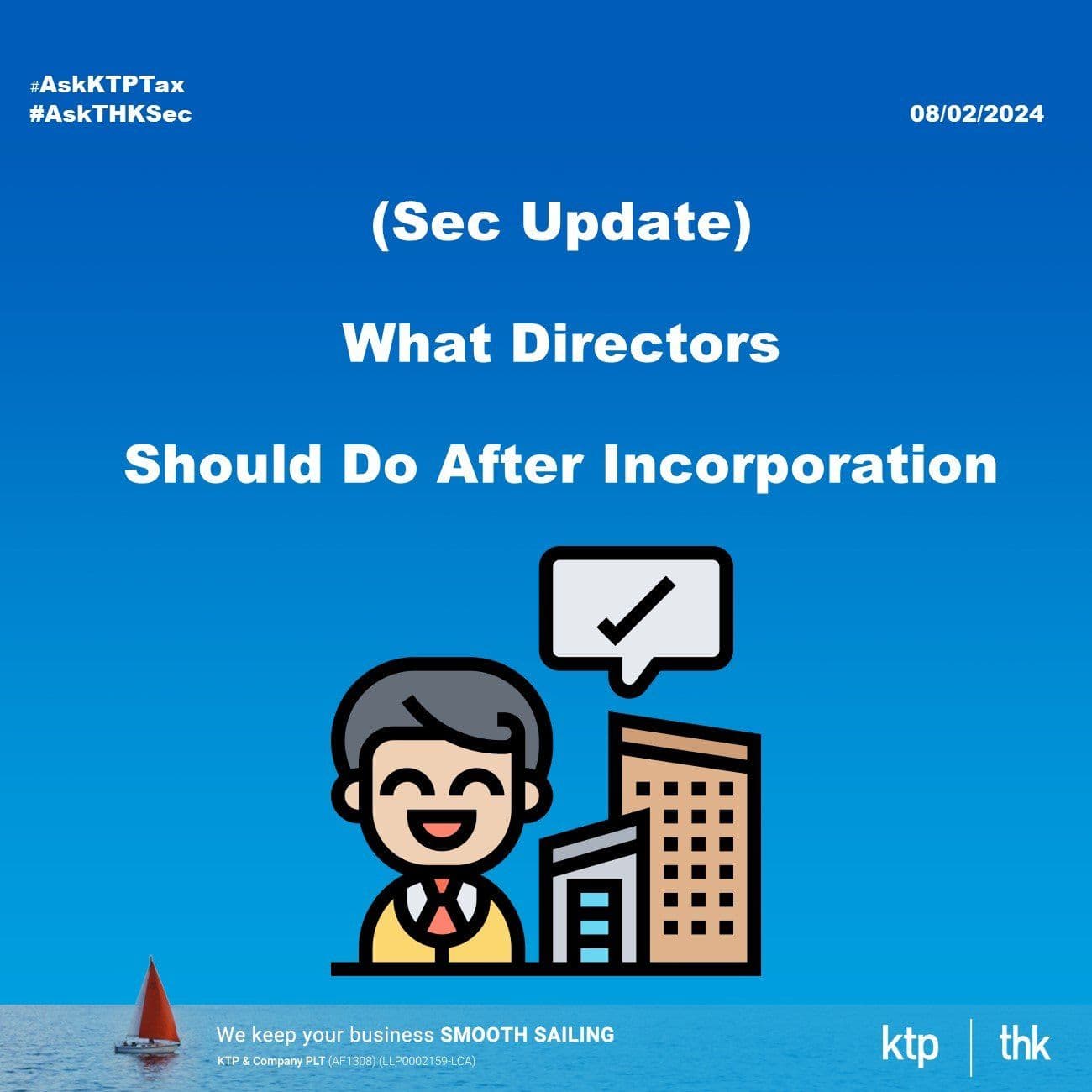 (Sec update) What Directors Should Do After Incorporation