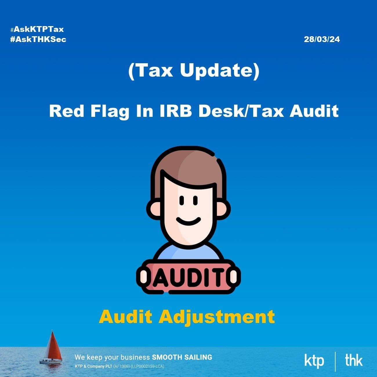 (Tax Update) Red Flag In IRB Desk/Tax Audit - Audit Adjustment