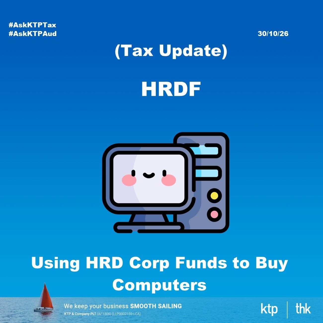 Illustration for 用HRD Corp levy买电脑: 大马雇主一定要知道的事