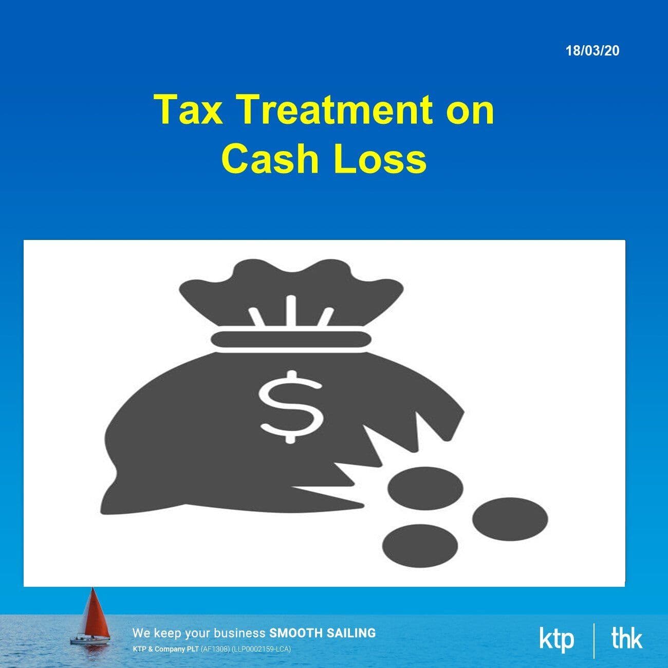 Real story on tax treatment on cash loss