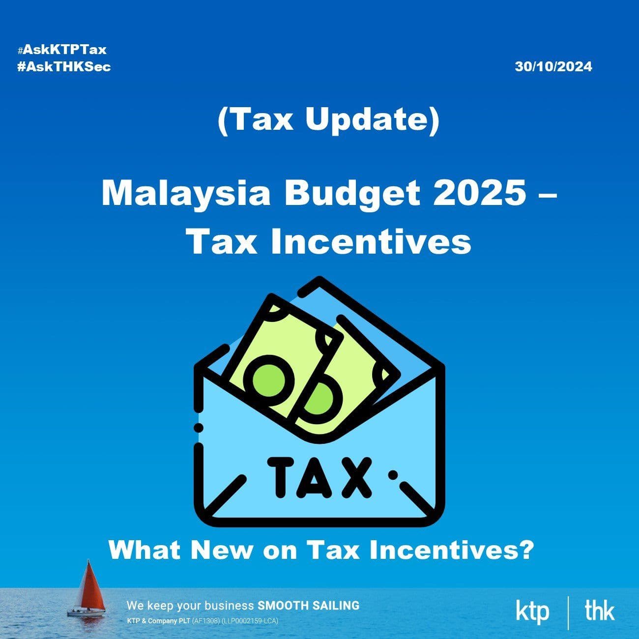 (Tax Update) Malaysia Budget 2025 - New Tax Incentives