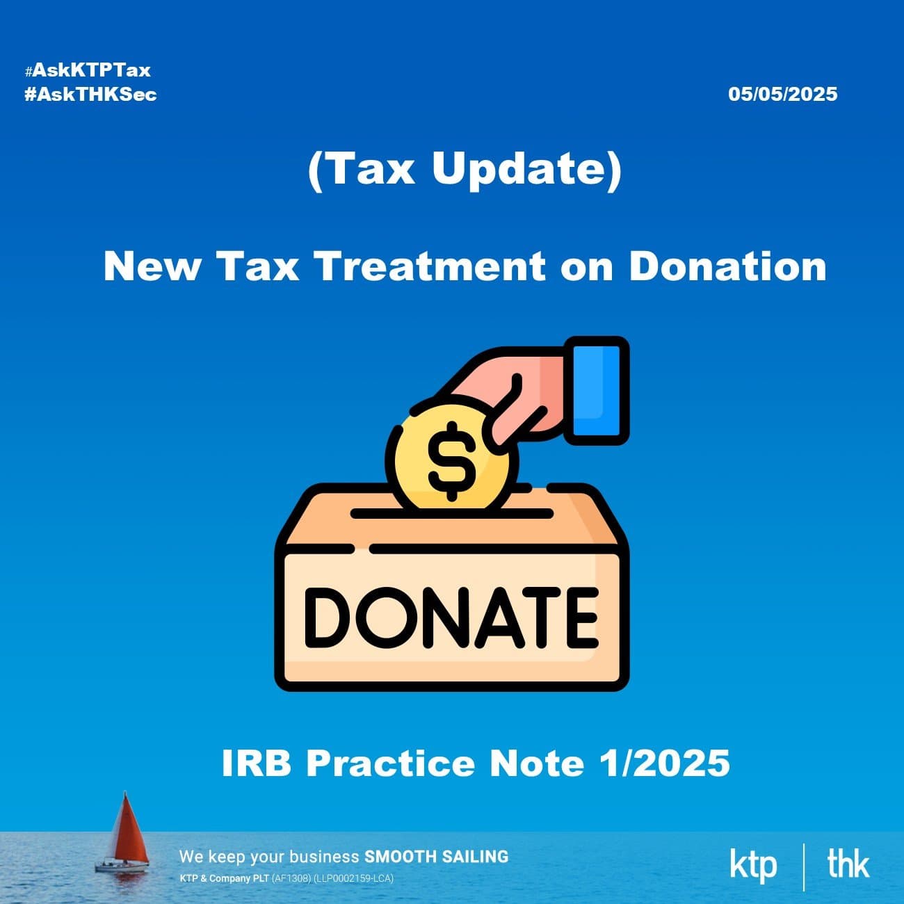 (税务)慈善团体注意:LHDN最新Practice Note 1/2025 — 捐款可能需要缴税了