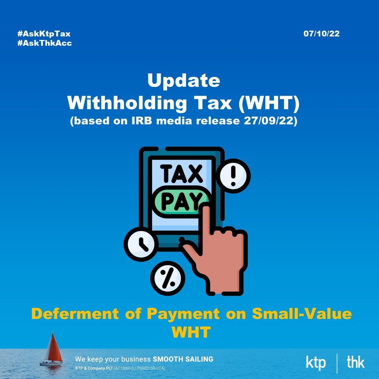 Illustration for Small Value Withholding Tax Payment (update)
