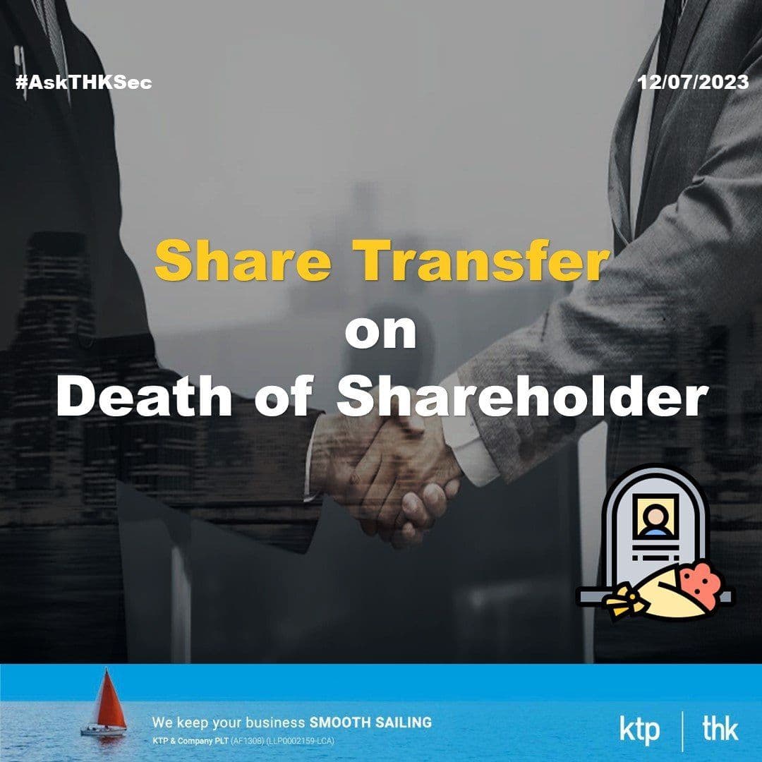 Share Transfer on Death of Shareholder