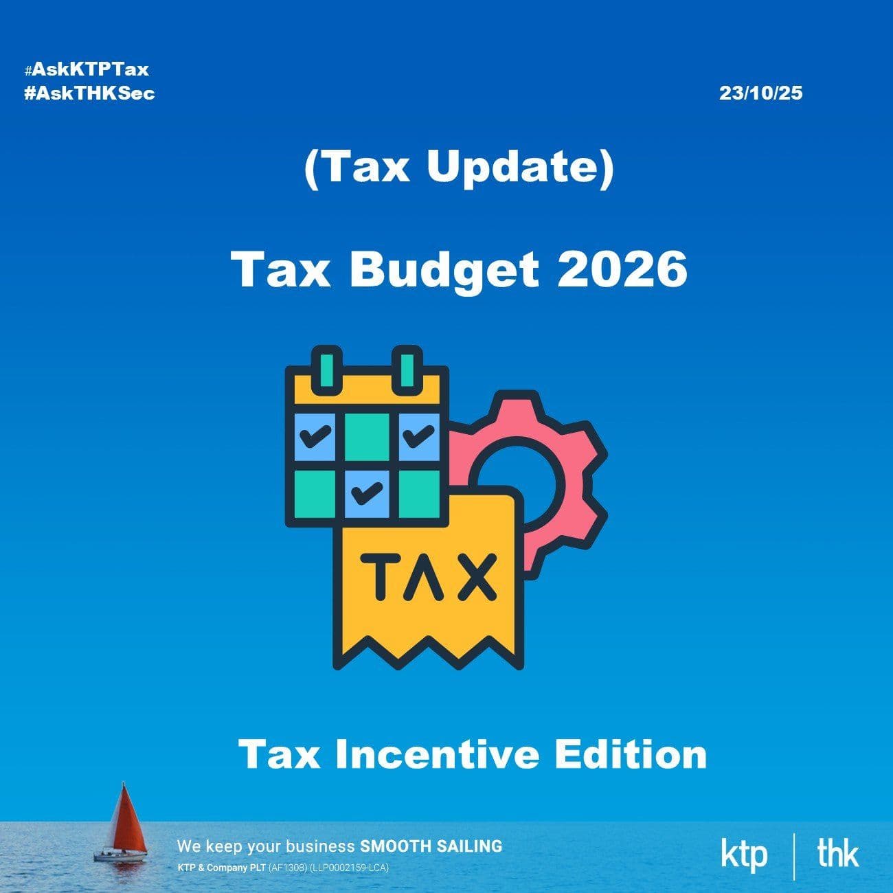 (TAX UPDATE) Budget 2026 Malaysia : Tax Incentives Edition