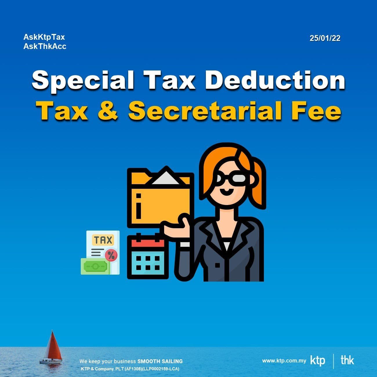 Illustration for Tax Deduction on Tax and Secretarial Fee 2022