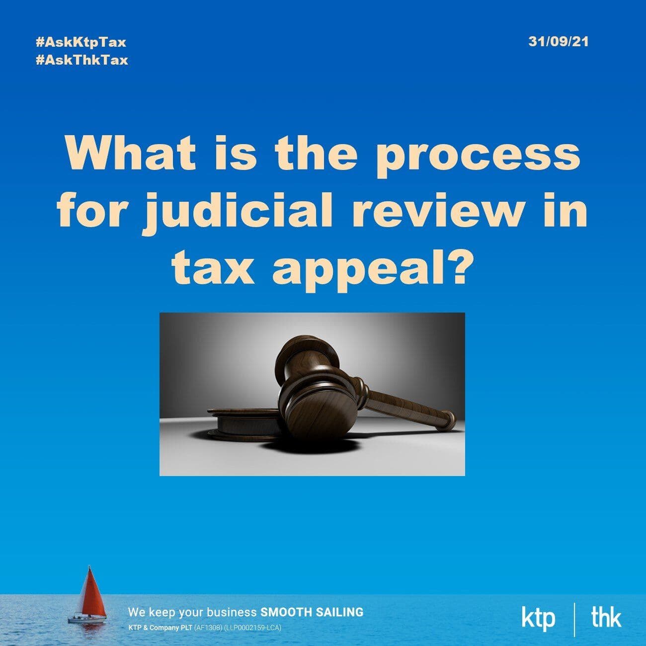 What is the process for judicial review in tax appeal ?