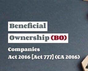 Illustration for 3 minutes video on beneficial owner (BO)