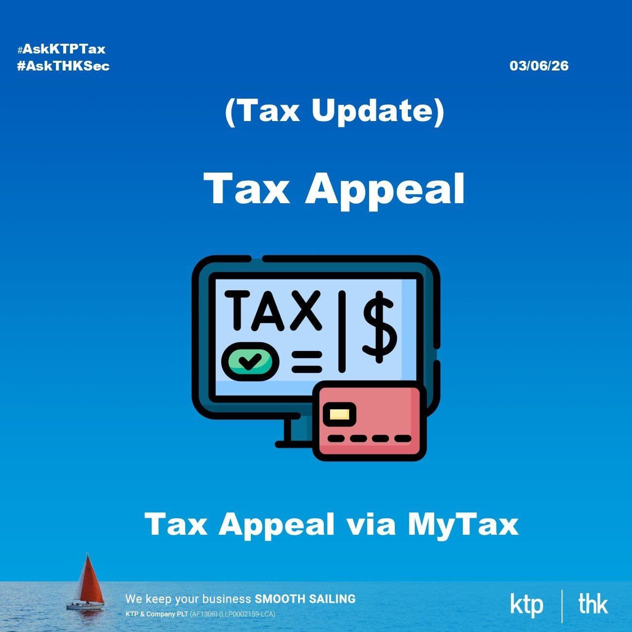 (TAX UPDATE) Filing a Tax Appeal Just Got Simpler. HASiL Launches e-Rayuan Taksiran on the MyTax Portal