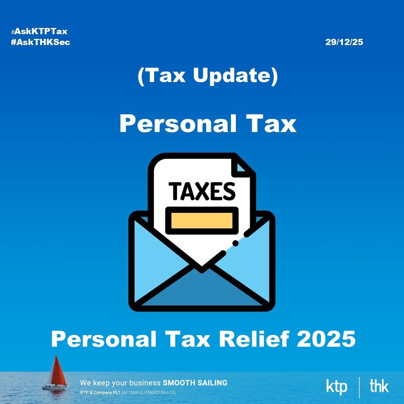 (TAX UPDATE) How to Reduce Your Personal Tax Legally Before the Year Ends (YA 2025 Personal Tax Relief Guide for Taxpayers)