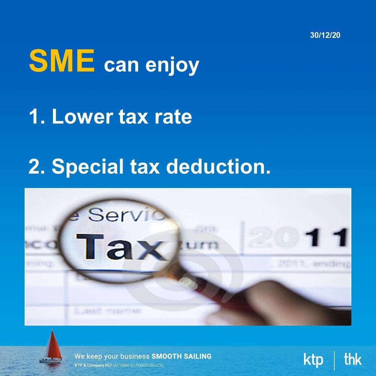 Illustration for SME Tax Rate Malaysia 2020