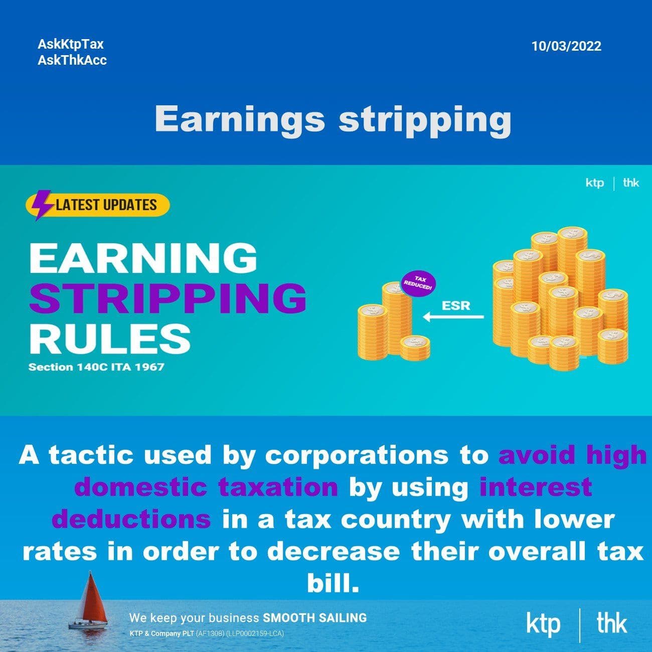 Illustration for Update on Earning Stripping Rule (ESR)