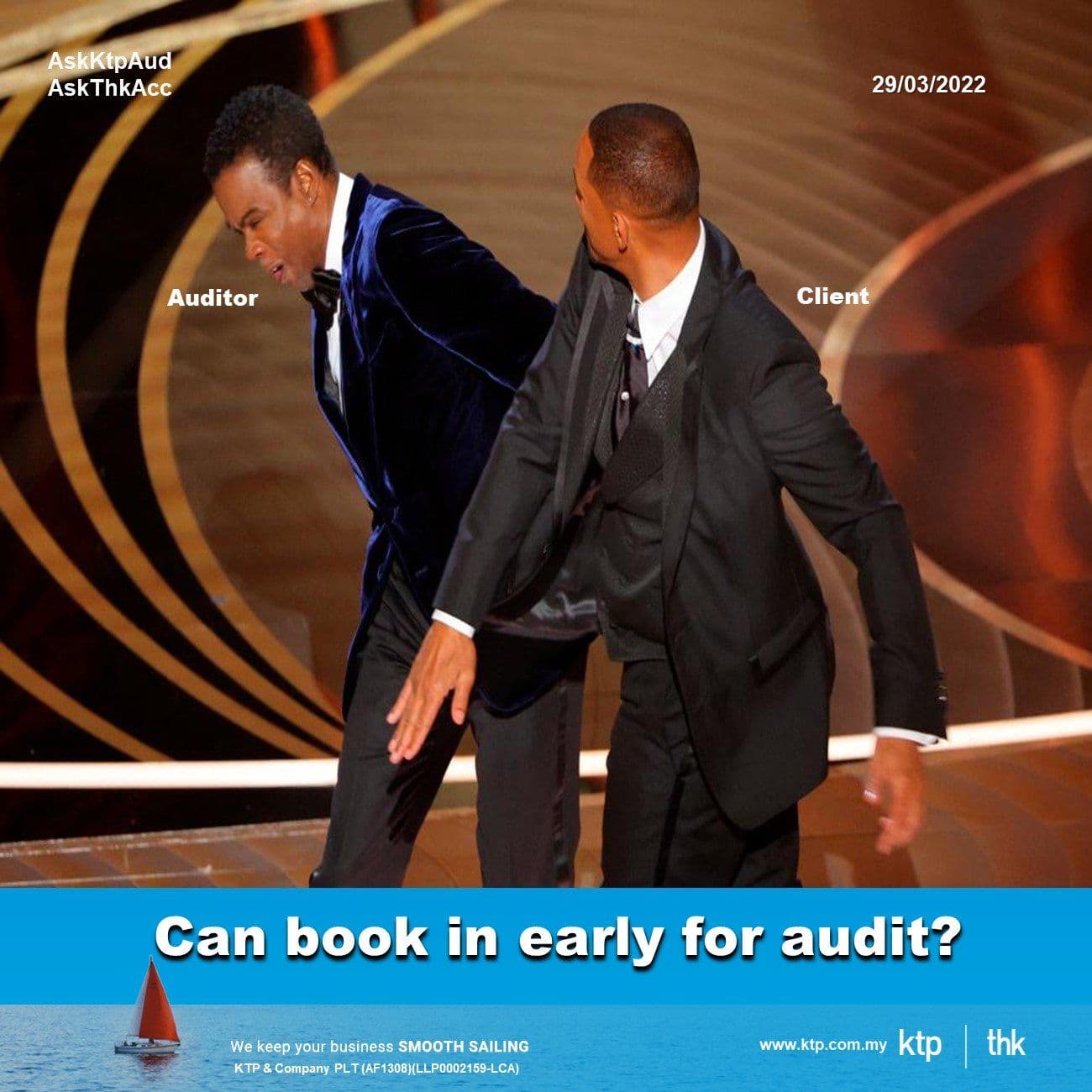 Illustration for Will you slap your auditor just like Will Smith in Oscar 2022