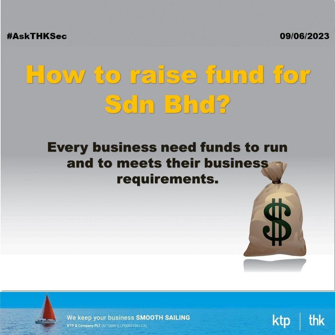 How to raise fund for Sdn Bhd?