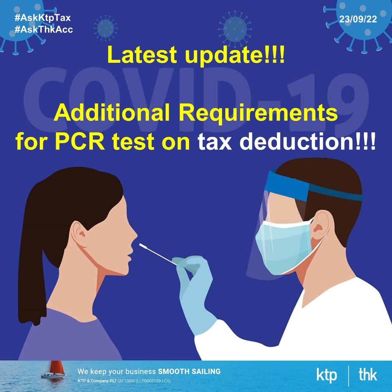 Illustration for Covid test tax deduction (update)