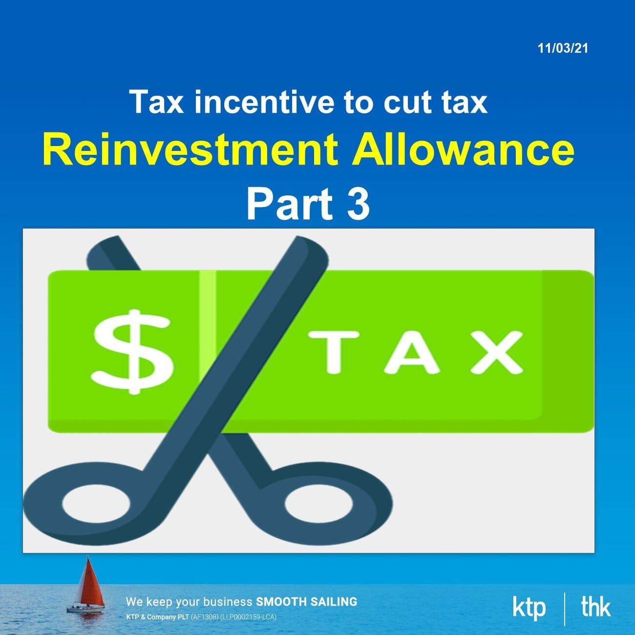 Special Reinvestment Allowance 2020 Part 3