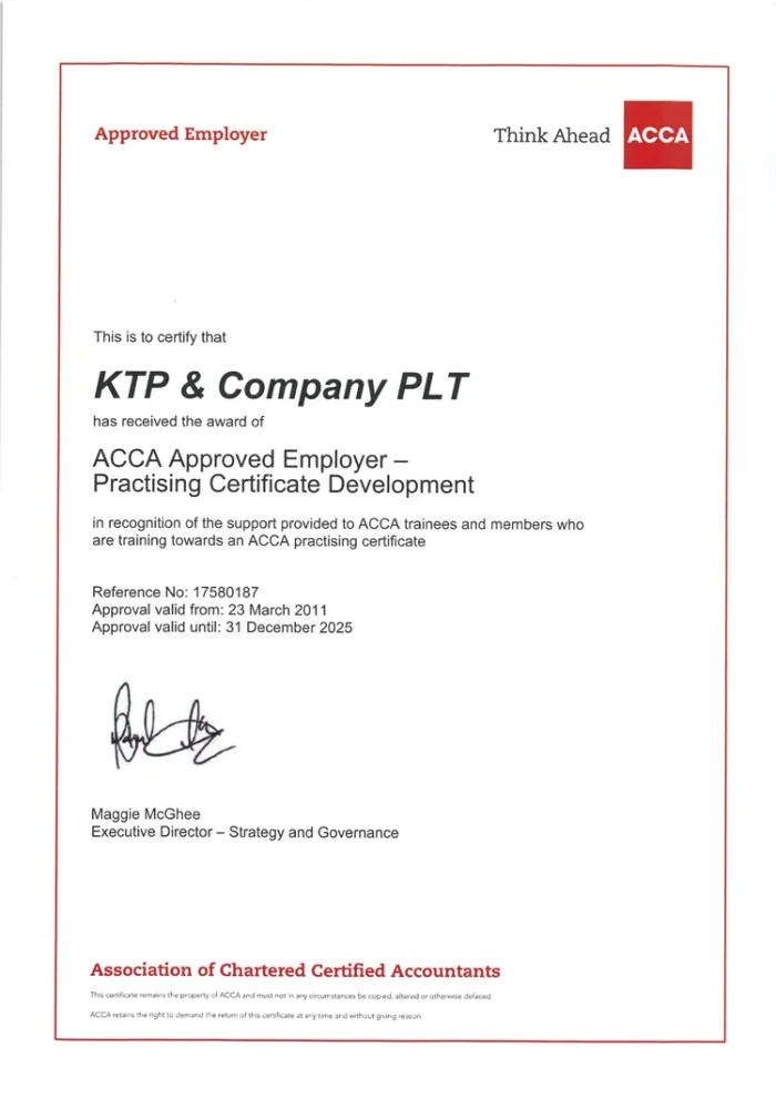 ACCA Practising Certificate Development